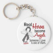 Heroes Become Angels Diabetes Keychain