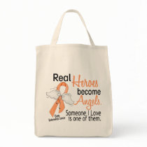 Heroes Become Angels Endometrial Cancer Tote Bag