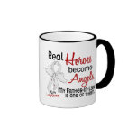 Heroes Become Angels Father-In-Law Lung Cancer Coffee Mugs
