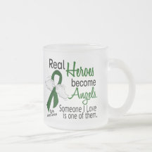 Heroes Become Angels Liver Cancer Coffee Mug