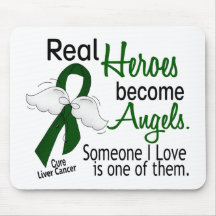 Heroes Become Angels Liver Cancer Mousepads