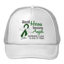 Heroes Become Angels Liver Cancer Trucker Hat
