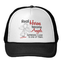 Heroes Become Angels Lung Cancer Hat