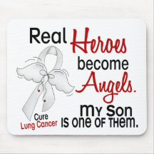 Heroes Become Angels Son Lung Cancer Mousepads