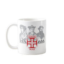 Herois do mar coffee mugs