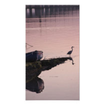 Heron by the water