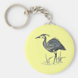 Heron  Custom Art Key Chain