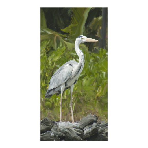 Heron Custom Photo Card