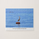 Heron Singing on the Ocean Jigsaw Puzzle