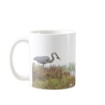 Heron with Fish Mug