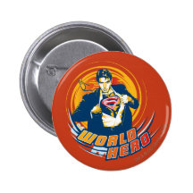 Héros du monde de Superman Pin's