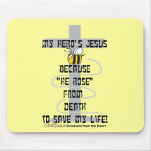 Hero's Jesus Mousepads
