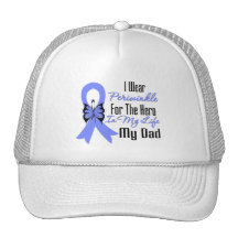 Héros oesophagien de ruban de Cancer mon papa Casquette