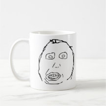 Herp Derp Idiot Rage Face Meme Mugs