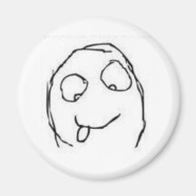 Herp Derp Rage Comic Magnet