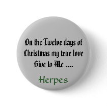 Herpes funny Button