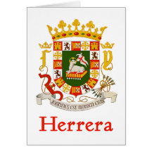 Herrera Shield of Puerto Rico Greeting Cards
