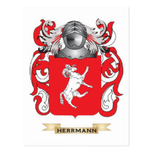 Herrmann Coat of Arms (Family Crest) Post Cards
