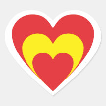 Herz Spanien heart Spain Espana Herz Aufkleber