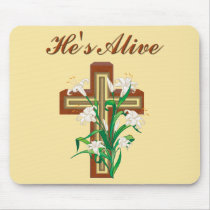 He's Alive Mouse Pad