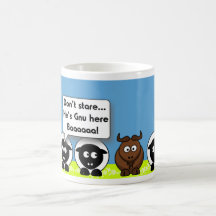He's Gnu Here Mugs