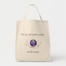 He's got the whole world...Grocery Bag