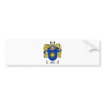 HESS FAMILY CREST -  HESS COAT OF ARMS BUMPER STICKER