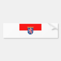 Hessen Flagge Auto Sticker