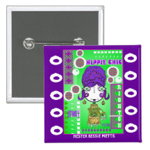 HESTER BESSIE METTS ART PINS