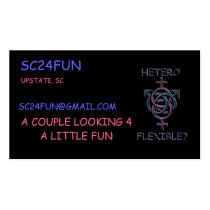 HETEROFLEXIBLE SWINGERS CARD BUSINESS CARD