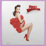 Heureuse Sainte-Valentin serviettes de table