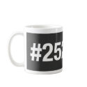 HEX Colour #252525 (Almost Black) Coffee Mug