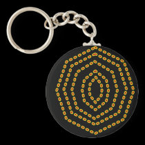 Hex keychain keychains
