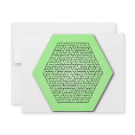 Hexagon Maze invitations