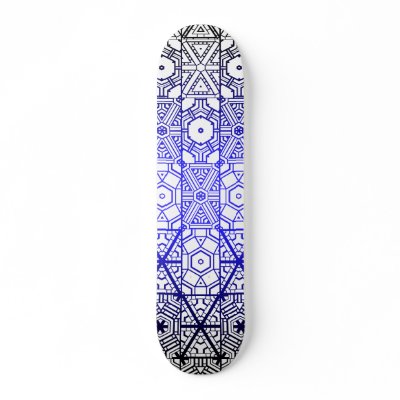 Hexagonal Patterns: Skateboard by spiritswitchboard