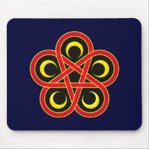 Hexenrosette rosette witch mousepads