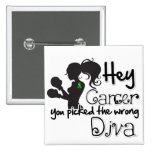 Hey Bile Duct Cancer You Picked The Wrong Diva Pinback Buttons