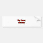 Hey Cancer, You Suck! Bumper Stickers