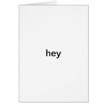 Hey Card