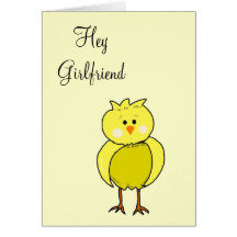Hey Girlfriend - friendship Card