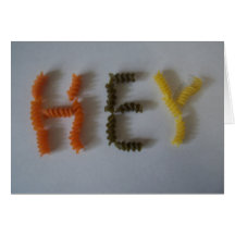 Hey, Macaroni Notecards