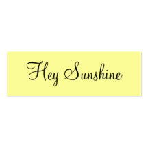 Hey Sunshine Business Cards