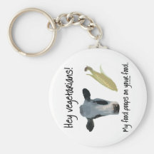 Hey Vegetarians! Keychains