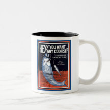 Hey, You Want Any Codfish? Songbook Cover Mugs