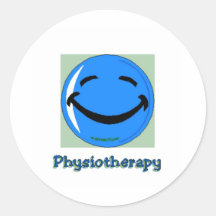 HF Physiotherapy Round Sticker