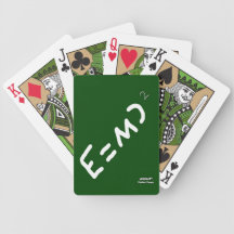 HI54EDU Physics Relativity RVC Bicycle Card Deck