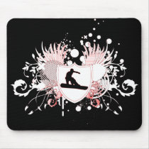 hi-fi snowboarding. mouse pads