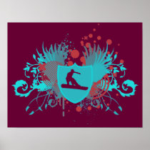 hi-fi snowboarding posters