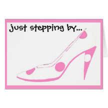 Hi Girlfriends Pink Shoes Cards