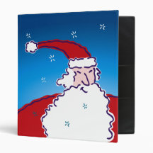 Hi Ho Santa 1" Binder